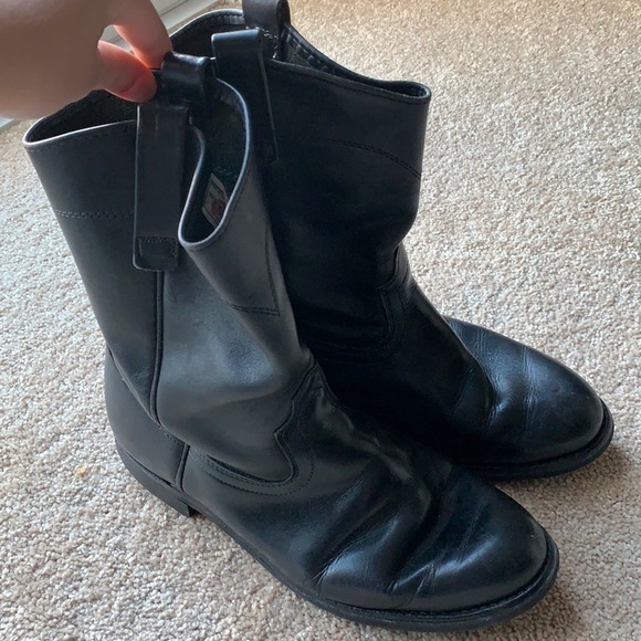 Red Wing Men's Pecos style slip on pull boots - Picture 1 of 9